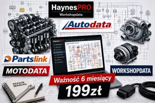 WORKSHOPDATA HAYNESPRO WEBDATABAYS | Dane techniczne i serwisowe | Pojazdy osobowe, ciężarowe, 6 miesięcy
